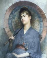 Bilinska-Bohdanowicz, Anna - Woman with a Japanese Parasol